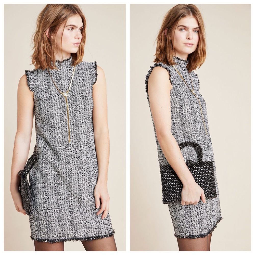 Anthropologie Eli + Ali Tori Textured Shift Dress